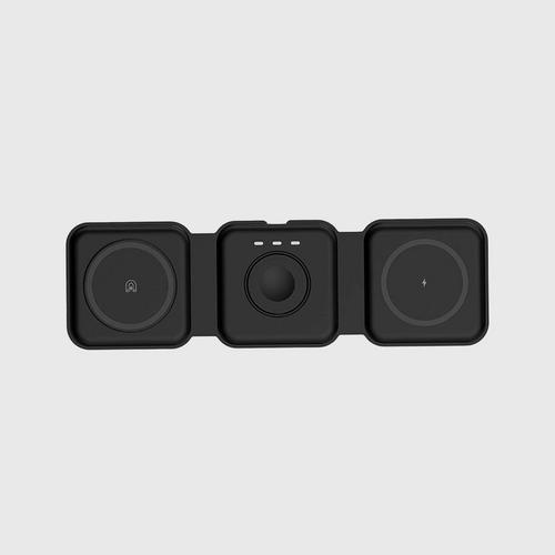 MAZER M-Mag.Trifold-GY 3-in-1 Portable Charging Stand Pad - Grey