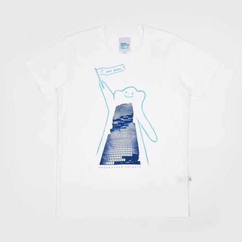 MAHANAKHON SKYWALK T-SHIRT I WAS HERE (S) - WHITE