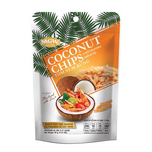 MARKETGATEWAY Coconut Chips (Tom Yum Kung Flavor) 40G