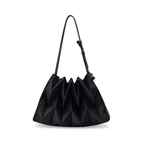 PAVI STUDIO W-Gyoza 腰褶肩包 - 黑色