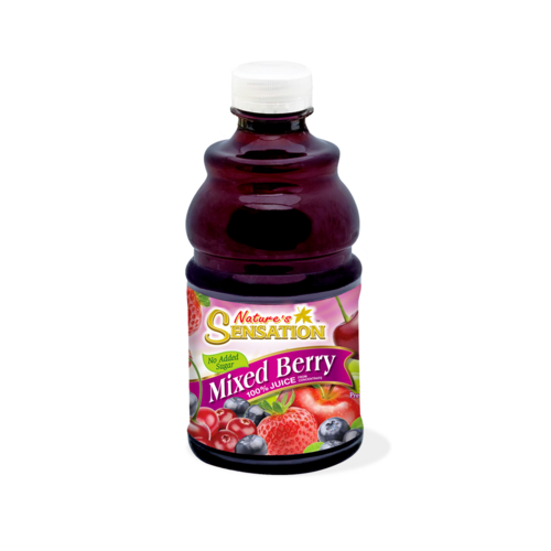 NATURE'S SENSATION MIXED BERRY JUICE COCKTAIL 100% (FROM CONCENTRATE)
946 ML.