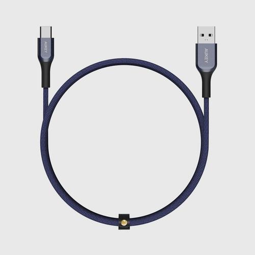 AUKEY Charging Cable CB-AKC1 USB A To USB C Quick Charge 3.0 Kevlar
Cable - 1.2 m