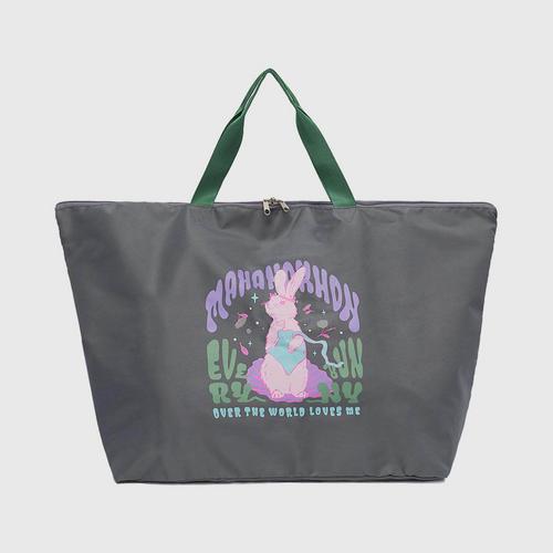 MAHANAKHON RABBIT'S WISH FOLDING BAG-GREY