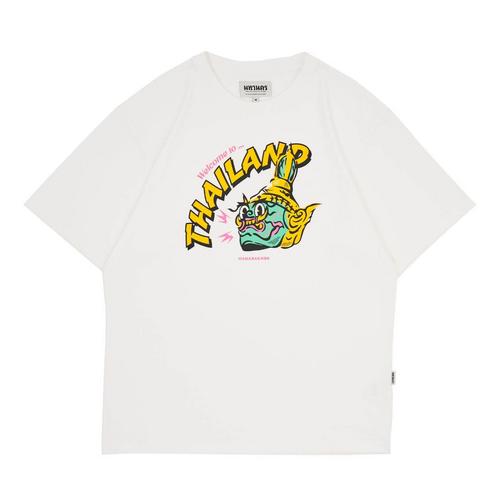 MAHANAKHON S-T-Shirt Oversized THAI ICONIC White