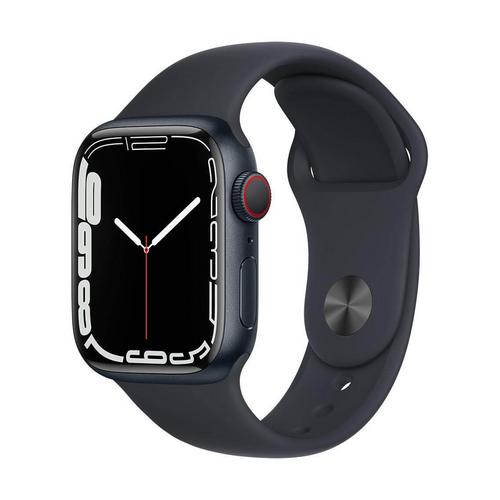 APPLE Watch Series 7 (GPS+Cellular) Midnight Aluminum Case with Midnight
Sport Band - 41 mm