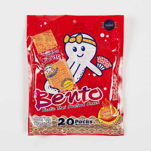 Bento Squid Seafood Snack- Sweet &amp; Spicy (5gx20pack)