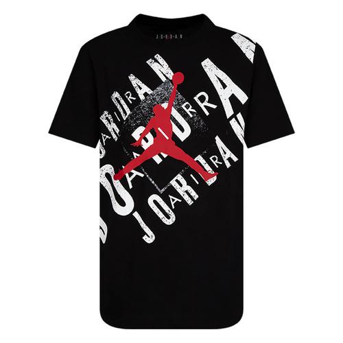 Jordan Air Logo T-Shirt BLACK SIZE S..