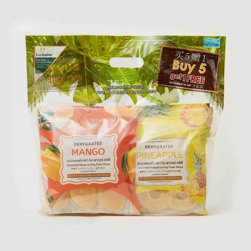 KING POWER SELECTION Dehydrated Mango & Pineapple (300g. X 6 Packs)