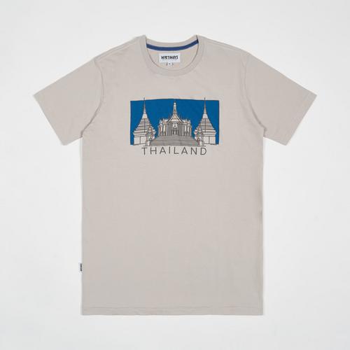 MAHANAKHON 大皇宫图案T恤 - XL码 (灰色)