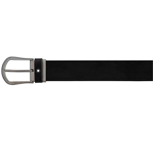 MONTBLANC Black cut-to-size casual belt
