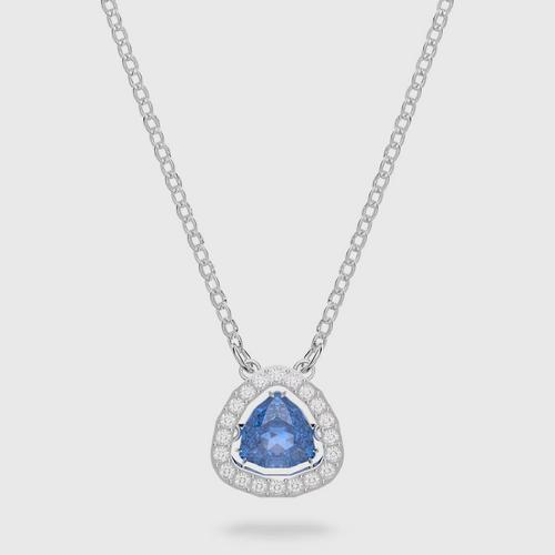 施华洛世 SWAROVSKI ()Millenia necklace Blue, Rhodium plated