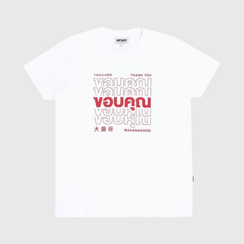 MAHANAKHON T-shirt Thank You - White S