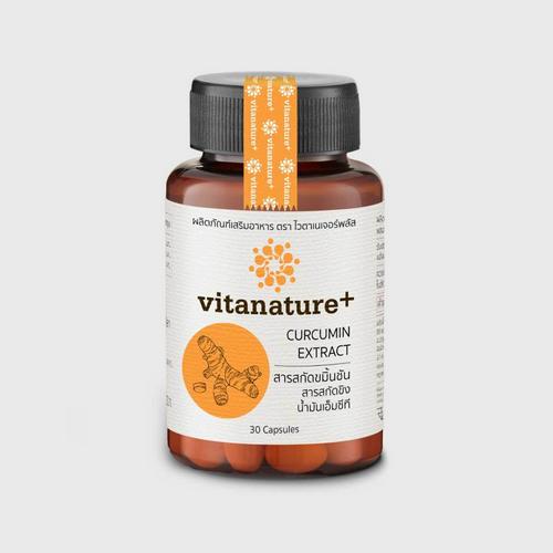 Vitanature+ Curcumin extract with Ginger extract 30 Capsules