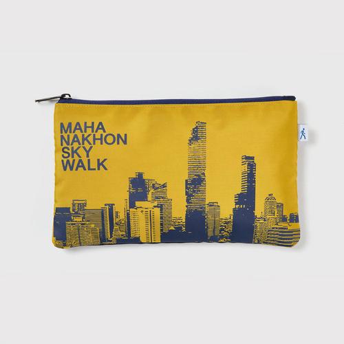 Mahanakhon Skywalk Zip Pouch - Yellow