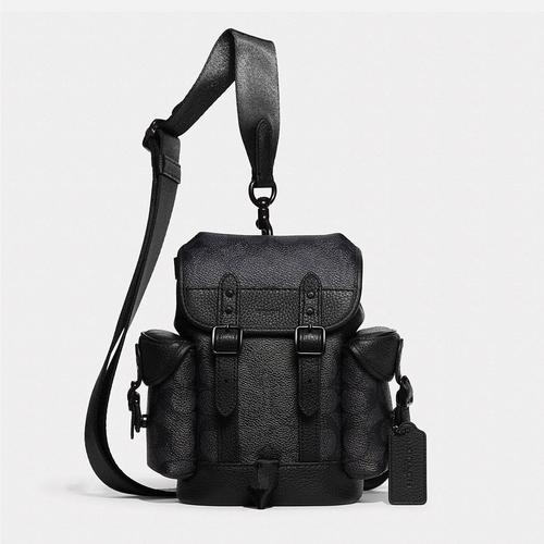 COACH HITCH BACKPACK 13 IN SIGNATURE CANVAS Signature CHARCOAL