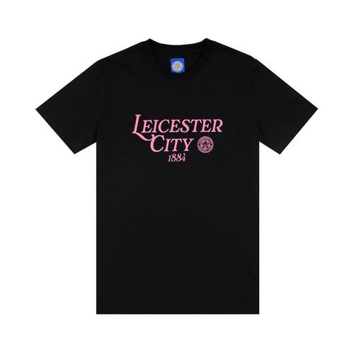 Leicester City Football Club SP24 T-Shirt LCFC 1884 Black-S