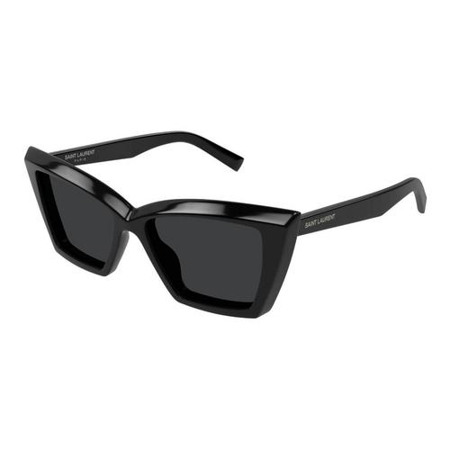 圣罗兰 SAINT LAURENT (太陽眼鏡 ) SL 657/F-001 Shiny Solid Black/Solid BlackSIZE 55