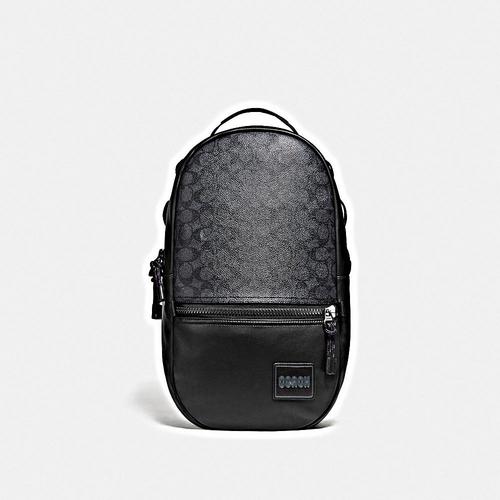 COACH Signature Pacer Backpack - JI/Charcoal