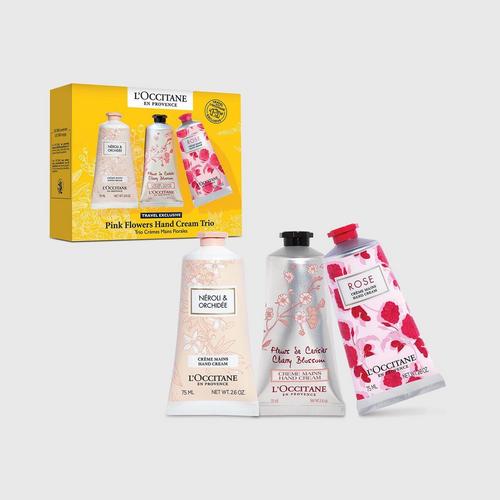 欧舒丹 粉嫩迷人花香润手霜套装