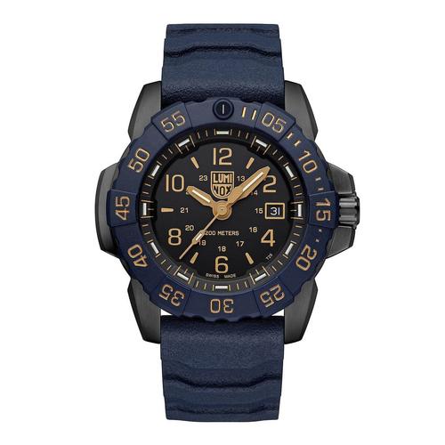 Luminox Navy SEAL Foundation 3250 "Back To The Blue" 45 mm.
Black/Dark blue