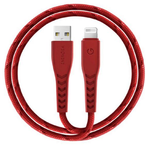 ENERGEA CABLE NYLOFLEX USB-A TO LIGHTNING C89 1.5M – RED
