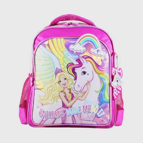 BARBIE Backpack Unicorn Made Me Do It 14" - Pink