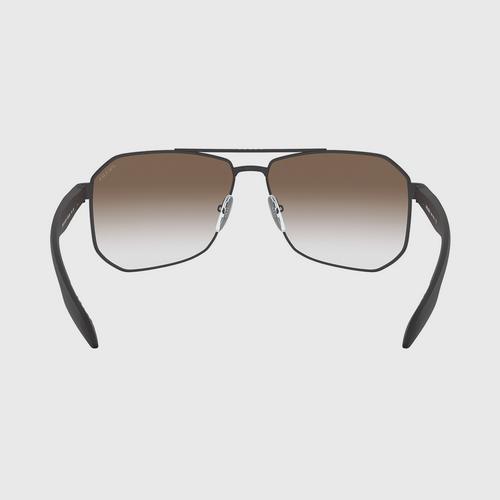 PRADA SPORT Linea Rossa 0PS 51VS Matte Black/Gradient Grey MirrorSilverLens (1BO5O0) Sunglasses
