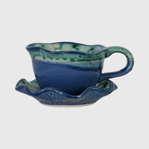 CHULABHORN  COFFEE MUG NAVY BLUE CE003