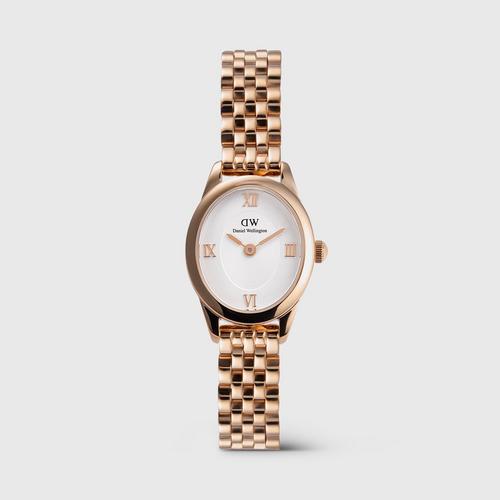 Daniel Wellington Ophelia Mini 25.5x22 白色链节玫瑰金
