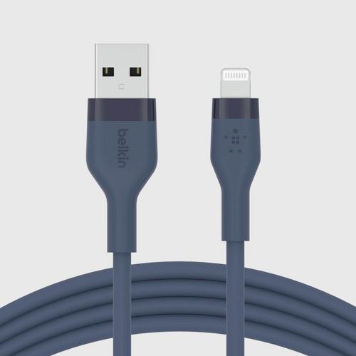 Belkin Silicone Flex Sync and Charge USB-A to Lightning Cable * 1 Meter
- Blue